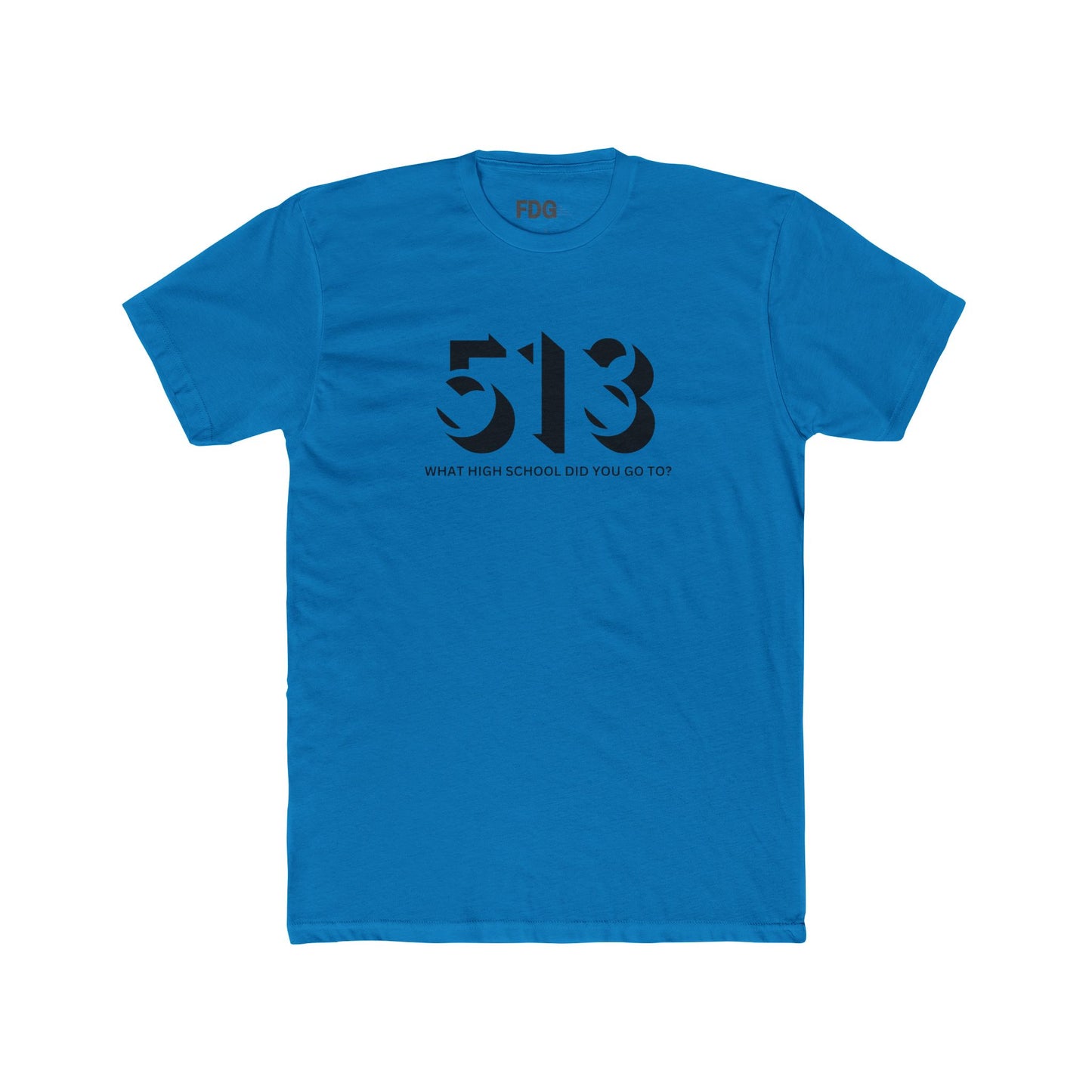 513 Cincinnati Graphic T-Shirt Fine Design Graphics LLC