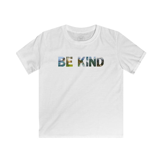 Kids Be Kind- Nature Graphic Tee Fine Design Graphics LLC