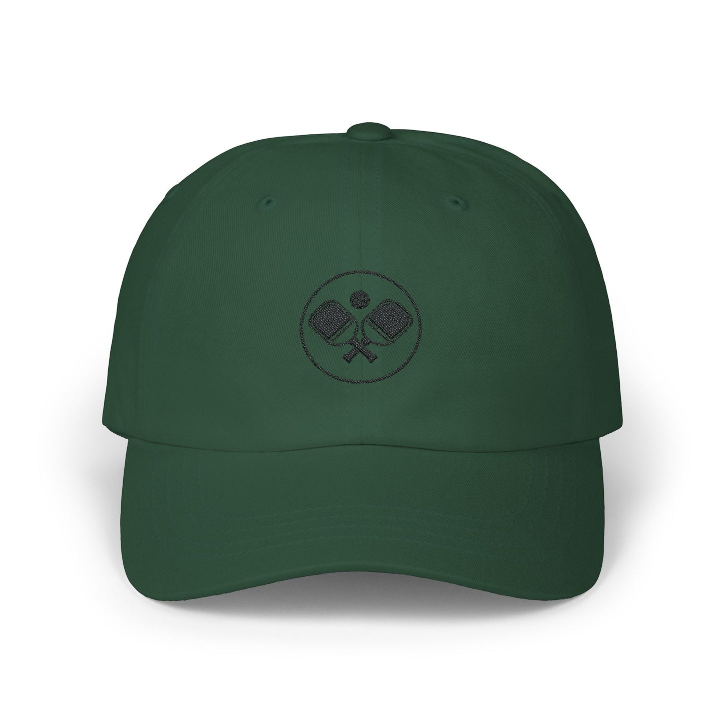 Pickleball Embroidered Classic Hat Fine Design Graphics LLC