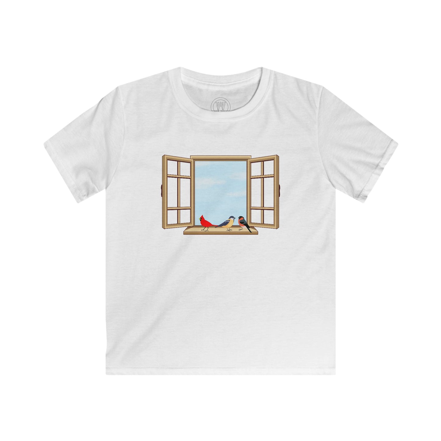 Kids 3 Little Birds Shirt, Graphic Tee Fine Design Graphics LLC