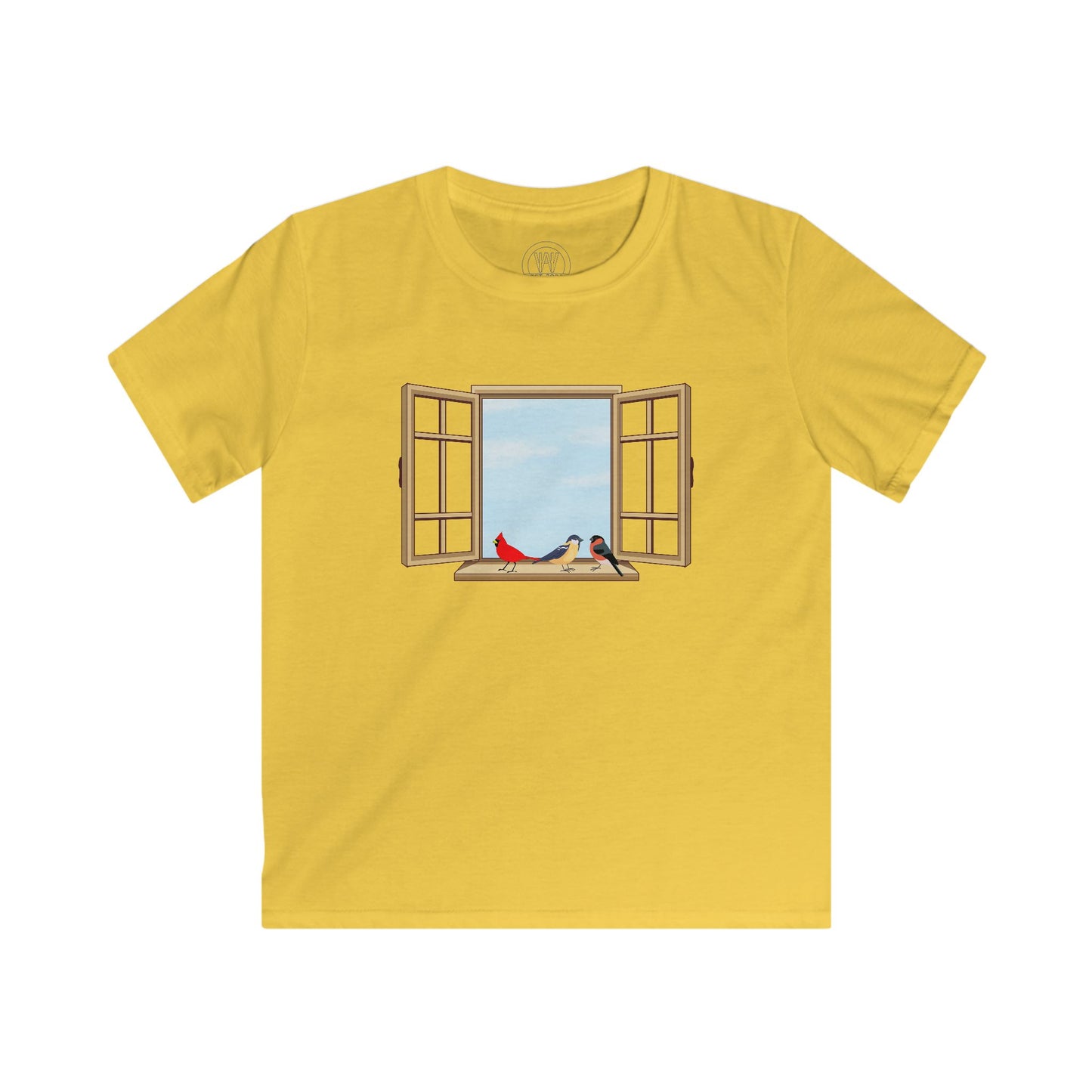 Kids 3 Little Birds Shirt, Graphic Tee Fine Design Graphics LLC