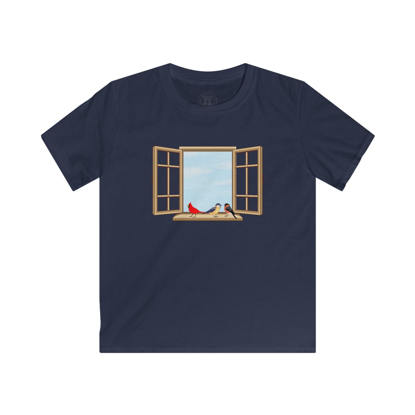 Kids 3 Little Birds Shirt, Graphic Tee Fine Design Graphics LLC