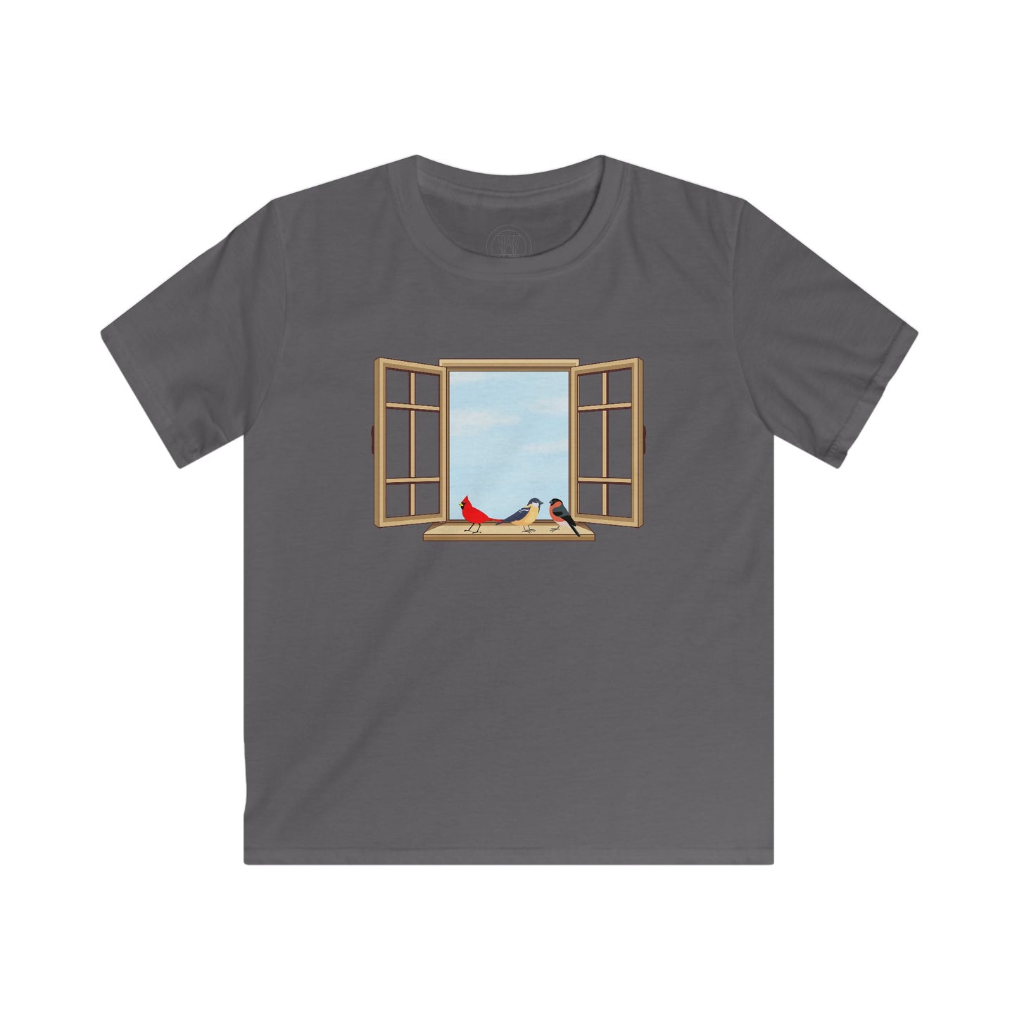 Kids 3 Little Birds Shirt, Graphic Tee Fine Design Graphics LLC