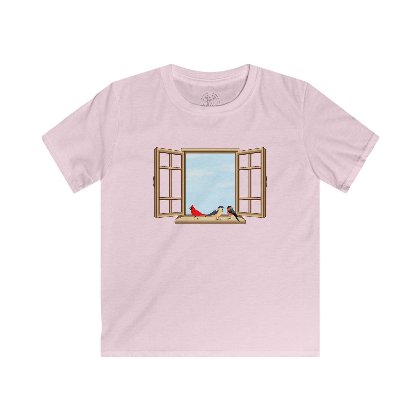 Kids 3 Little Birds Shirt, Graphic Tee Fine Design Graphics LLC