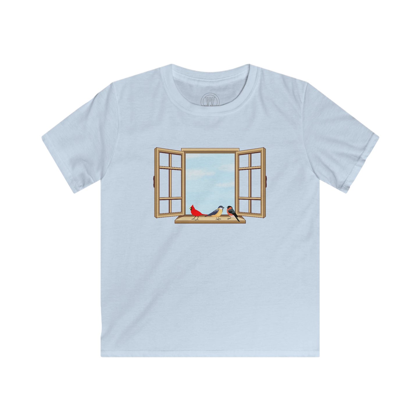 Kids 3 Little Birds Shirt, Graphic Tee Fine Design Graphics LLC