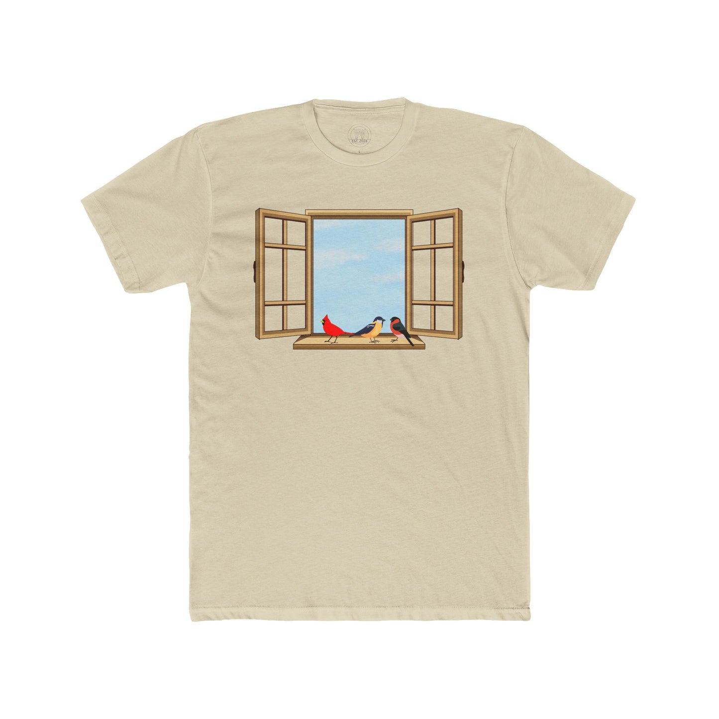 Three Little Birds Graphic Unisex T-Shirt Fine Design Graphics LLC