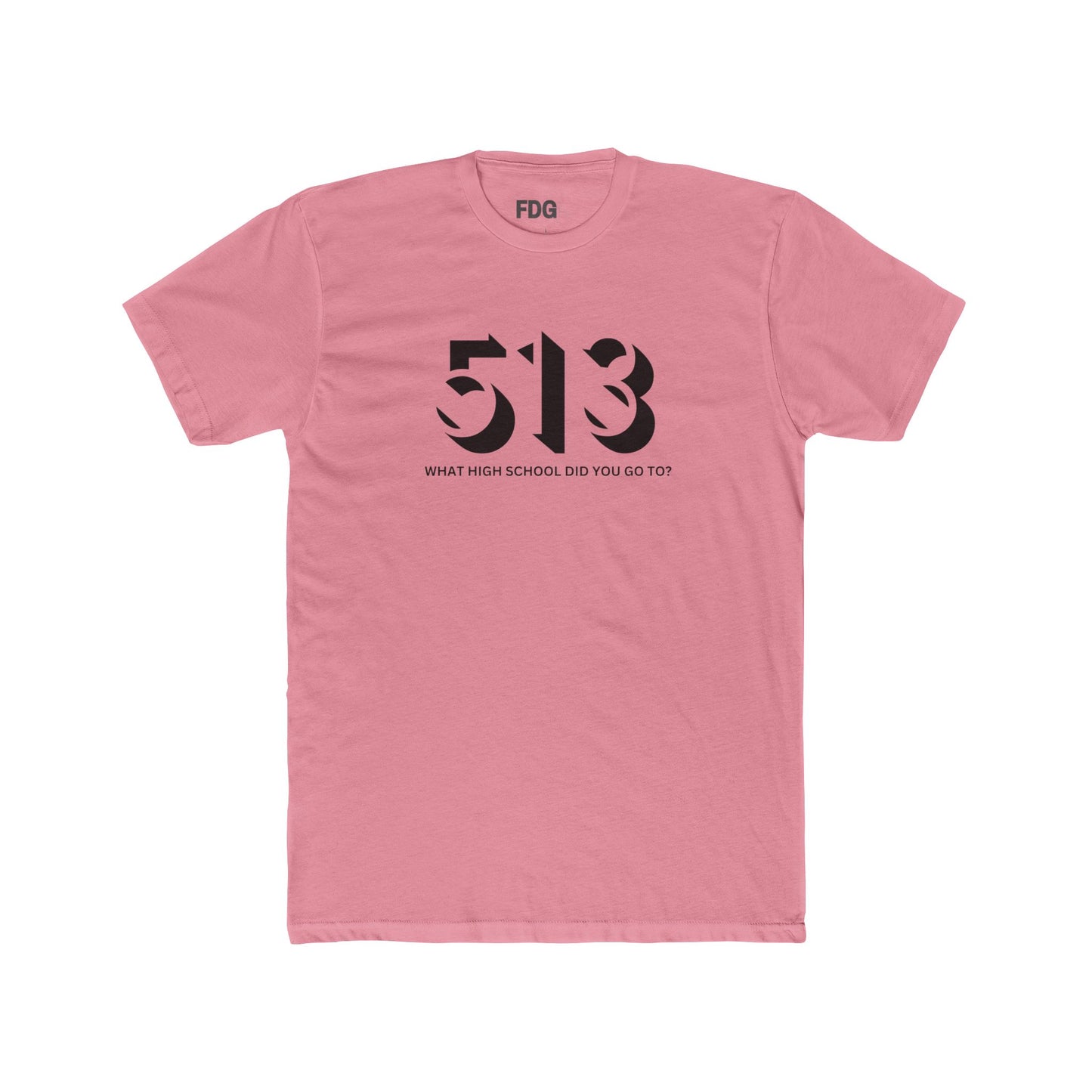 513 Cincinnati Graphic T-Shirt Fine Design Graphics LLC