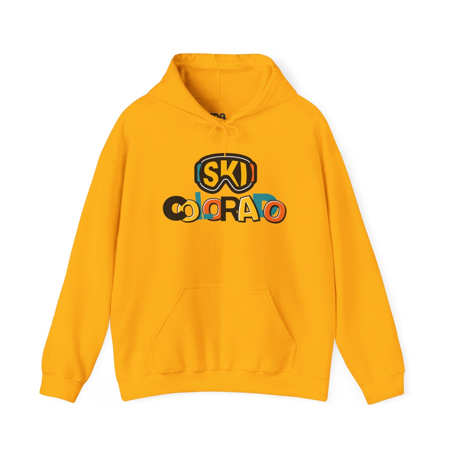 Colorado Ski Hoodie - Heavy Blend Fine Design Graphics LLC