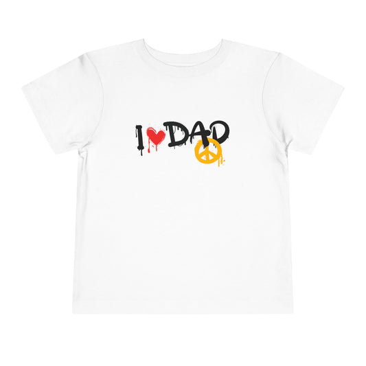 I Love Dad Toddler T-Shirt Fine Design Graphics LLC