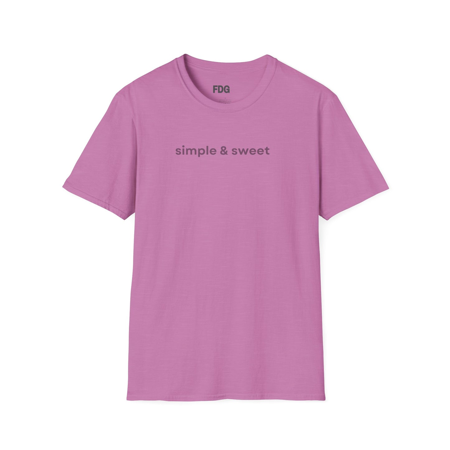 "Simple & Sweet" T-Shirt Fine Design Graphics LLC