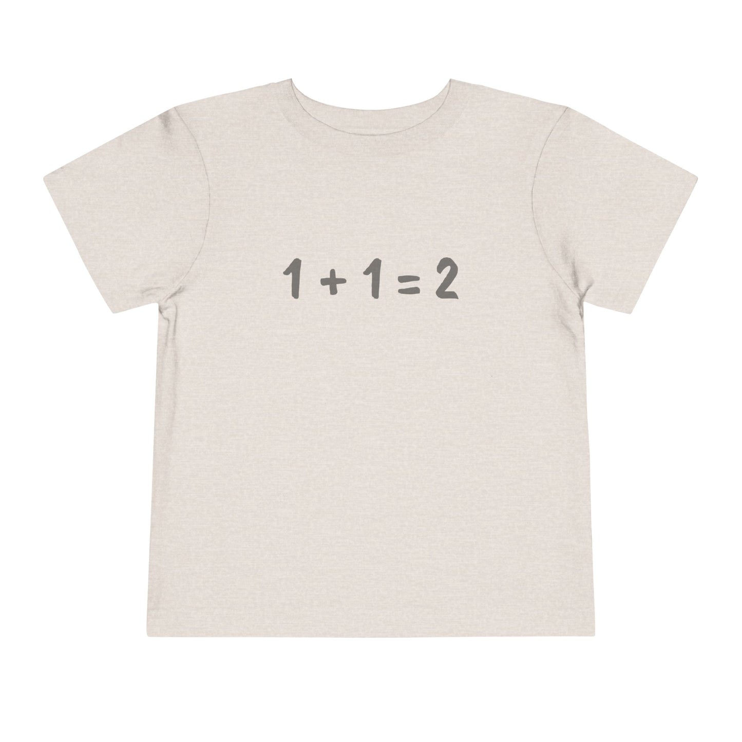 Toddler Simple Math Graphic T-Shirt Fine Design Graphics LLC