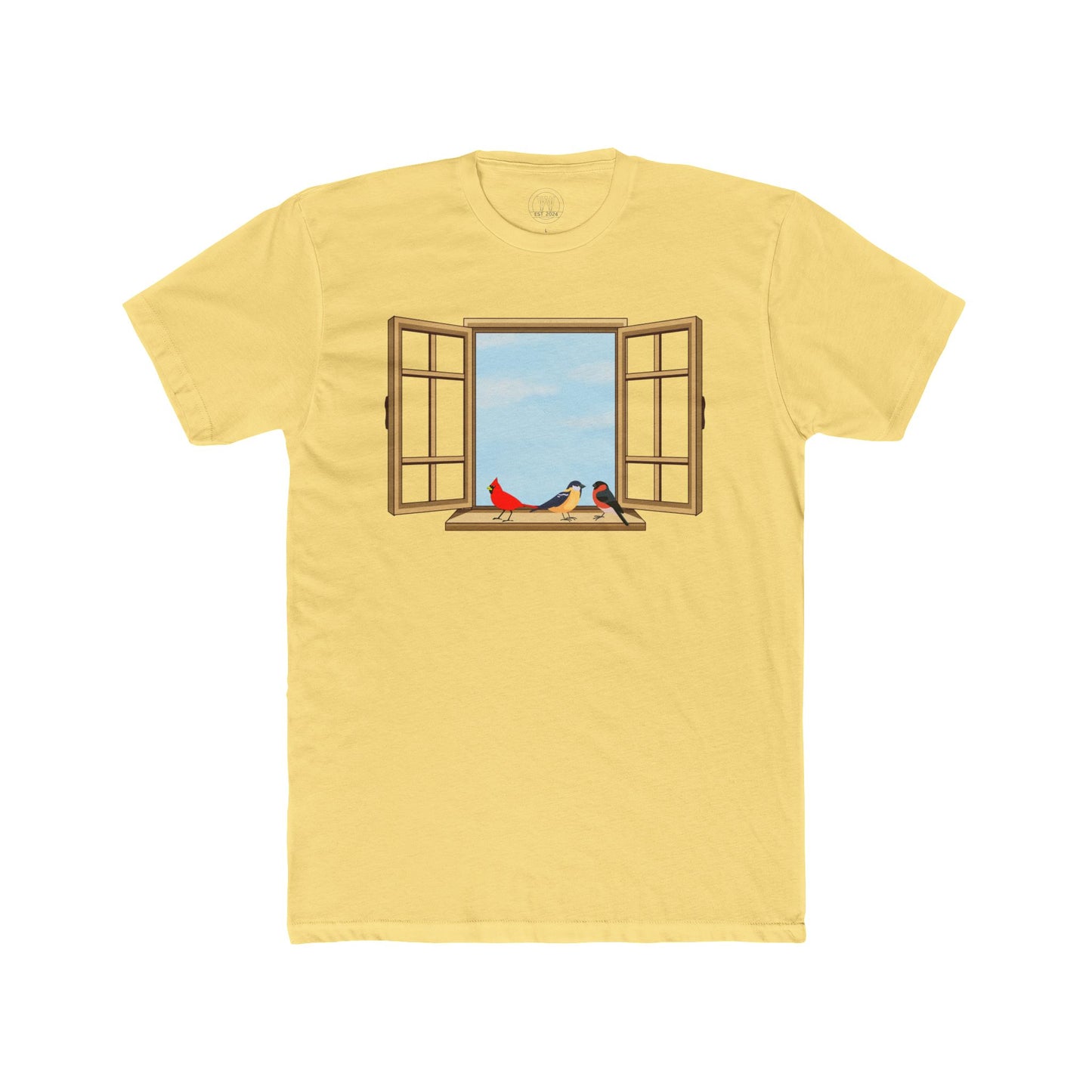 Three Little Birds Graphic Unisex T-Shirt Fine Design Graphics LLC