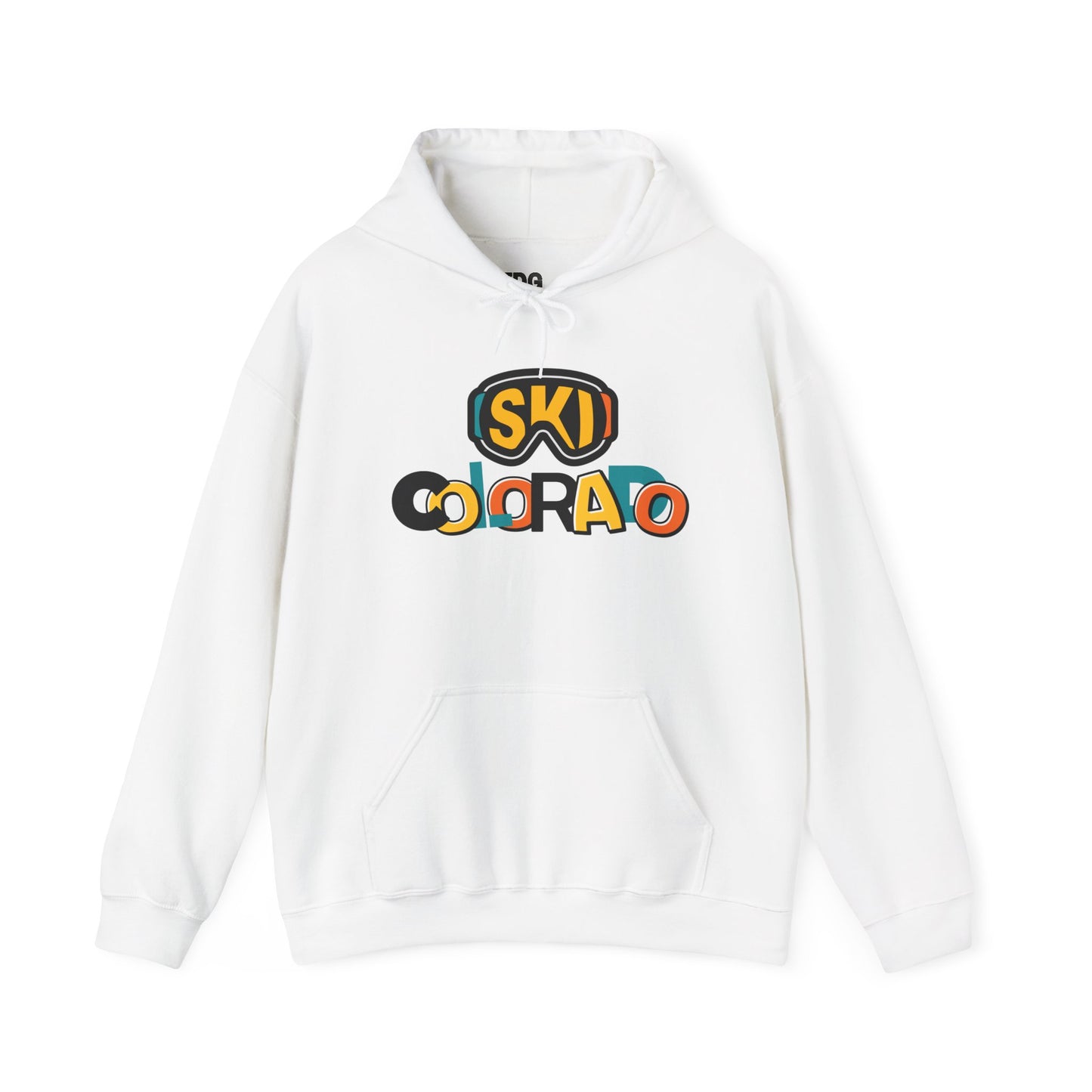 Colorado Ski Hoodie - Heavy Blend Fine Design Graphics LLC