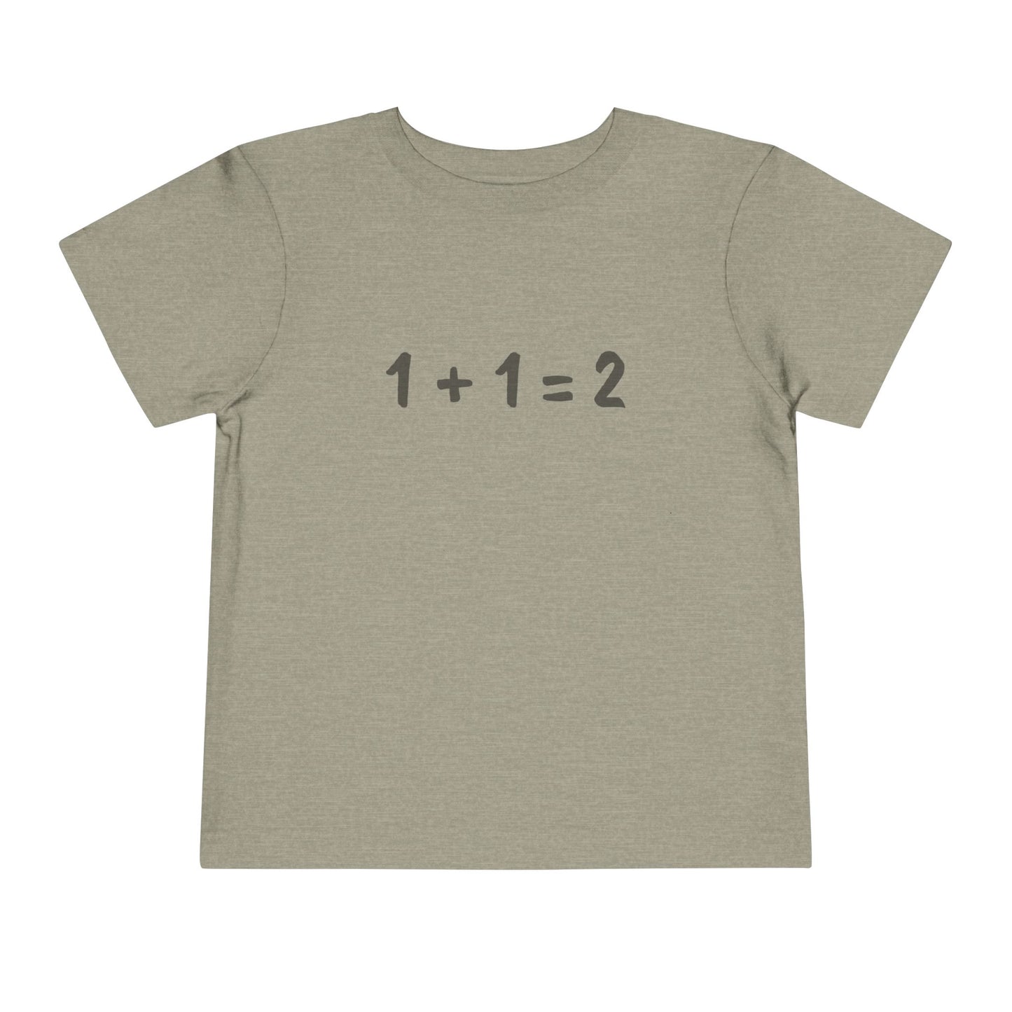 Toddler Simple Math Graphic T-Shirt Fine Design Graphics LLC