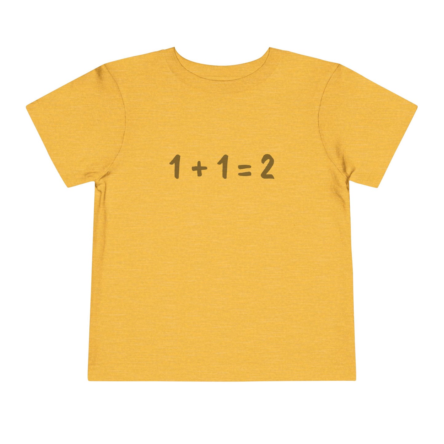 Toddler Simple Math Graphic T-Shirt Fine Design Graphics LLC