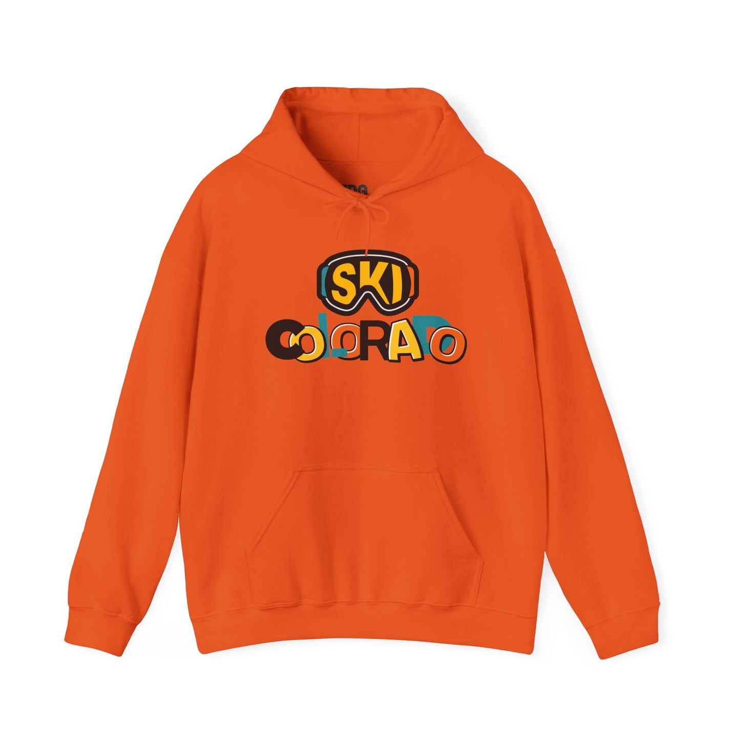 Colorado Ski Hoodie - Heavy Blend Fine Design Graphics LLC