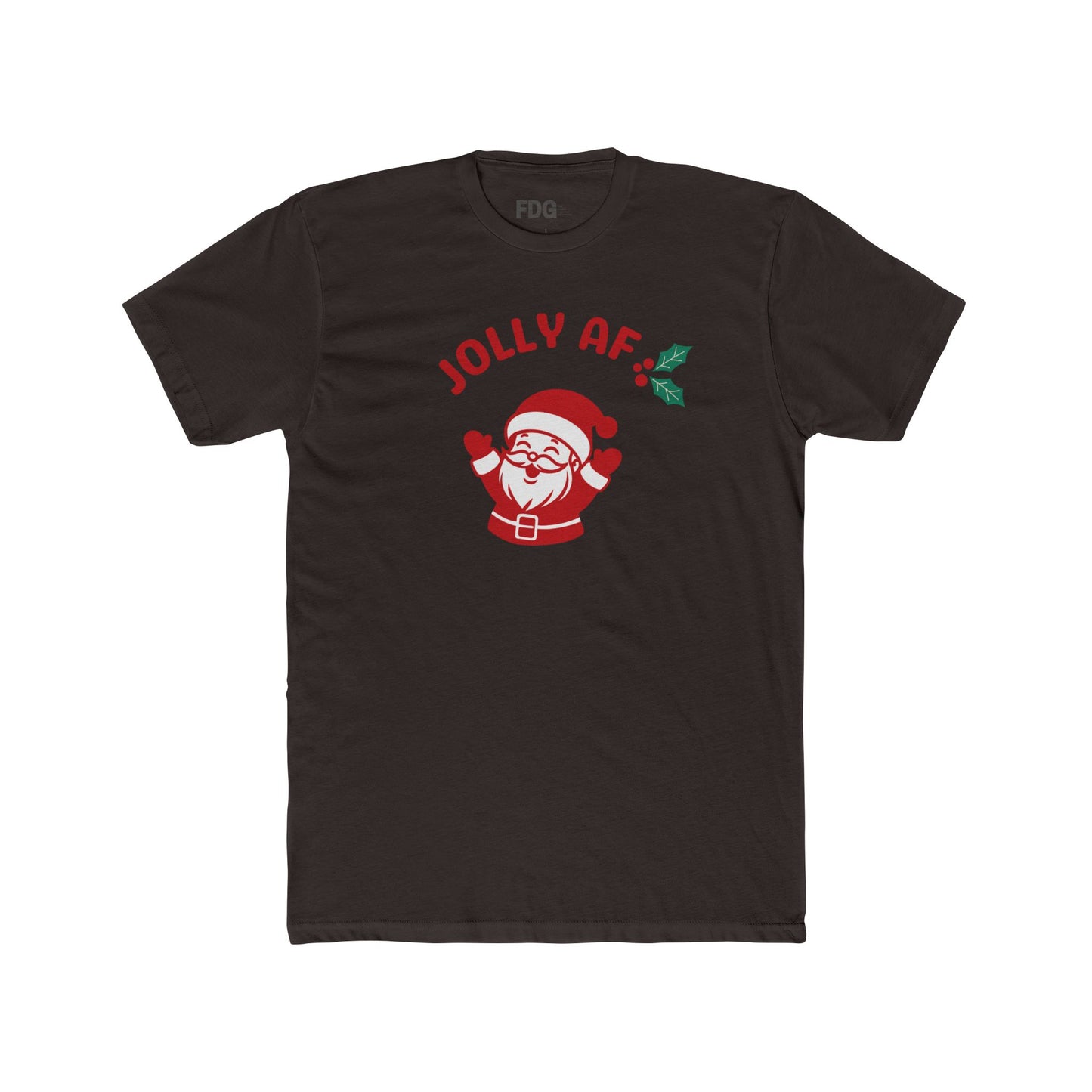 Santa Holiday T-Shirt Fine Design Graphics LLC