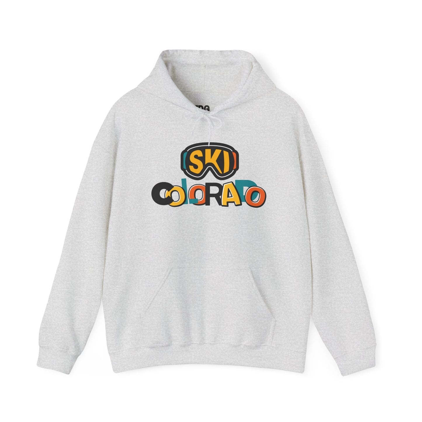 Colorado Ski Hoodie - Heavy Blend Fine Design Graphics LLC