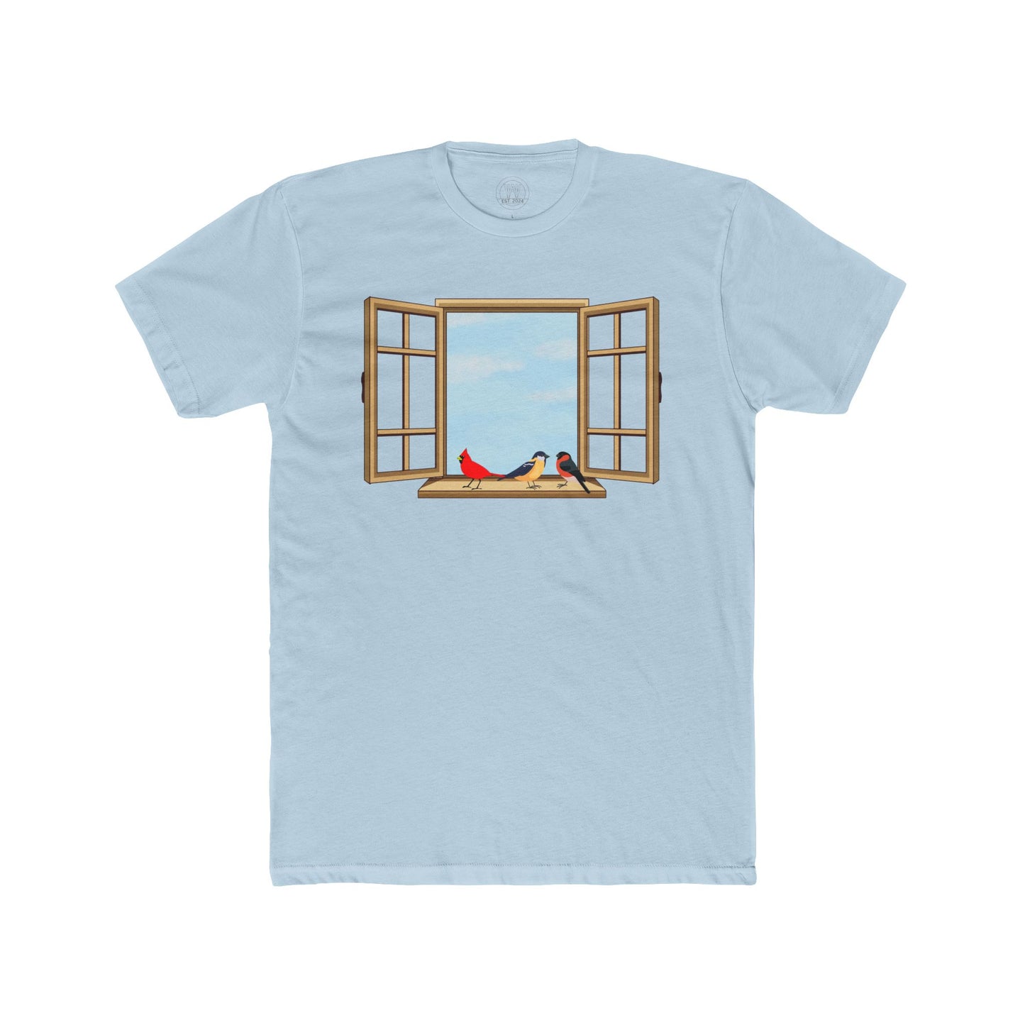 Three Little Birds Graphic Unisex T-Shirt Fine Design Graphics LLC