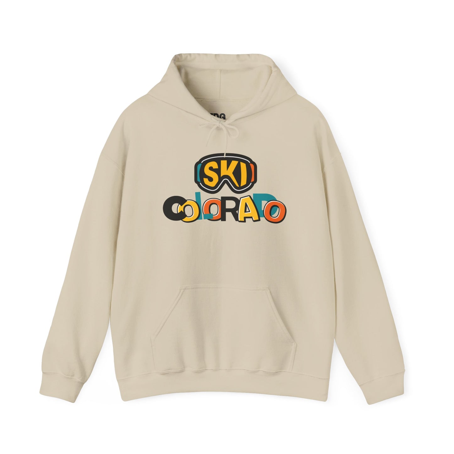 Colorado Ski Hoodie - Heavy Blend Fine Design Graphics LLC