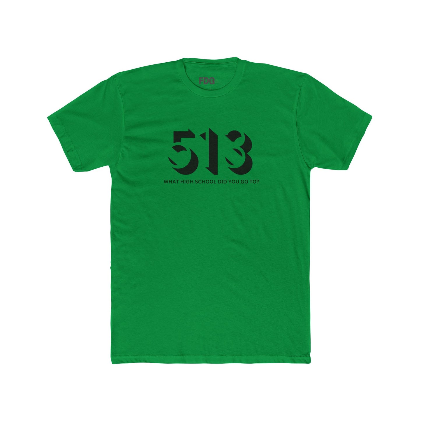 513 Cincinnati Graphic T-Shirt Fine Design Graphics LLC