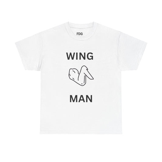 Wing Man Graphic T-shirt, Chicken Wings Fine Design Graphics LLC