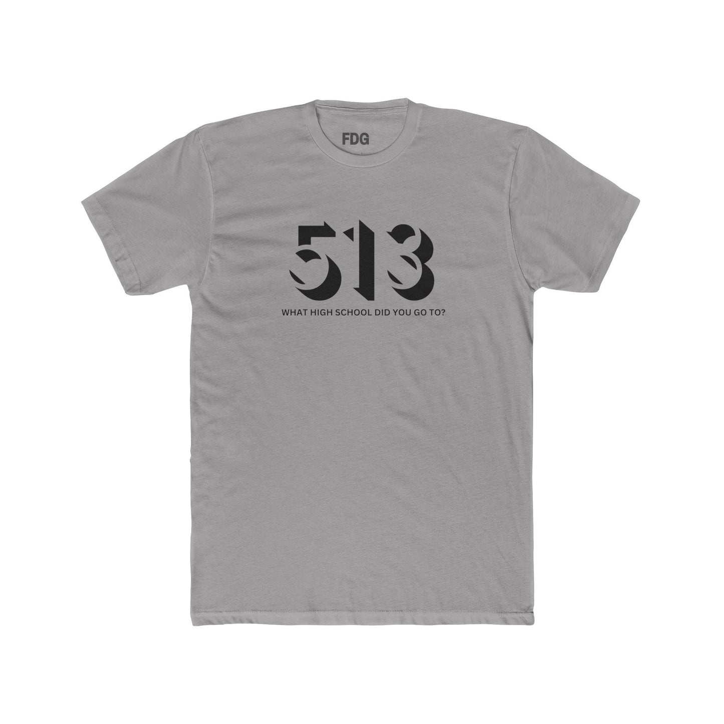 513 Cincinnati Graphic T-Shirt Fine Design Graphics LLC