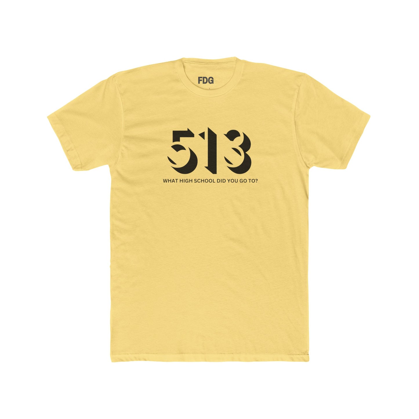 513 Cincinnati Graphic T-Shirt Fine Design Graphics LLC