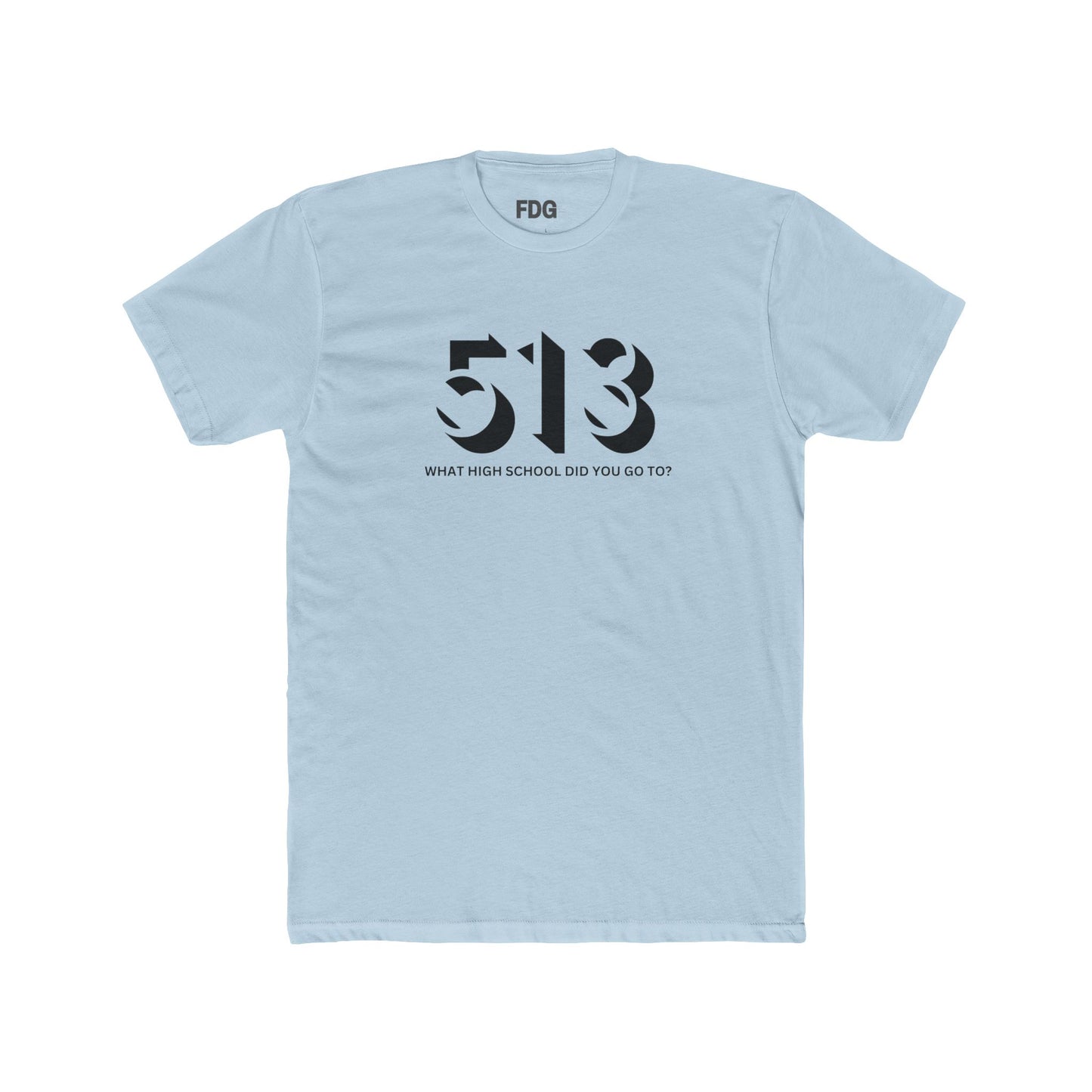 513 Cincinnati Graphic T-Shirt Fine Design Graphics LLC