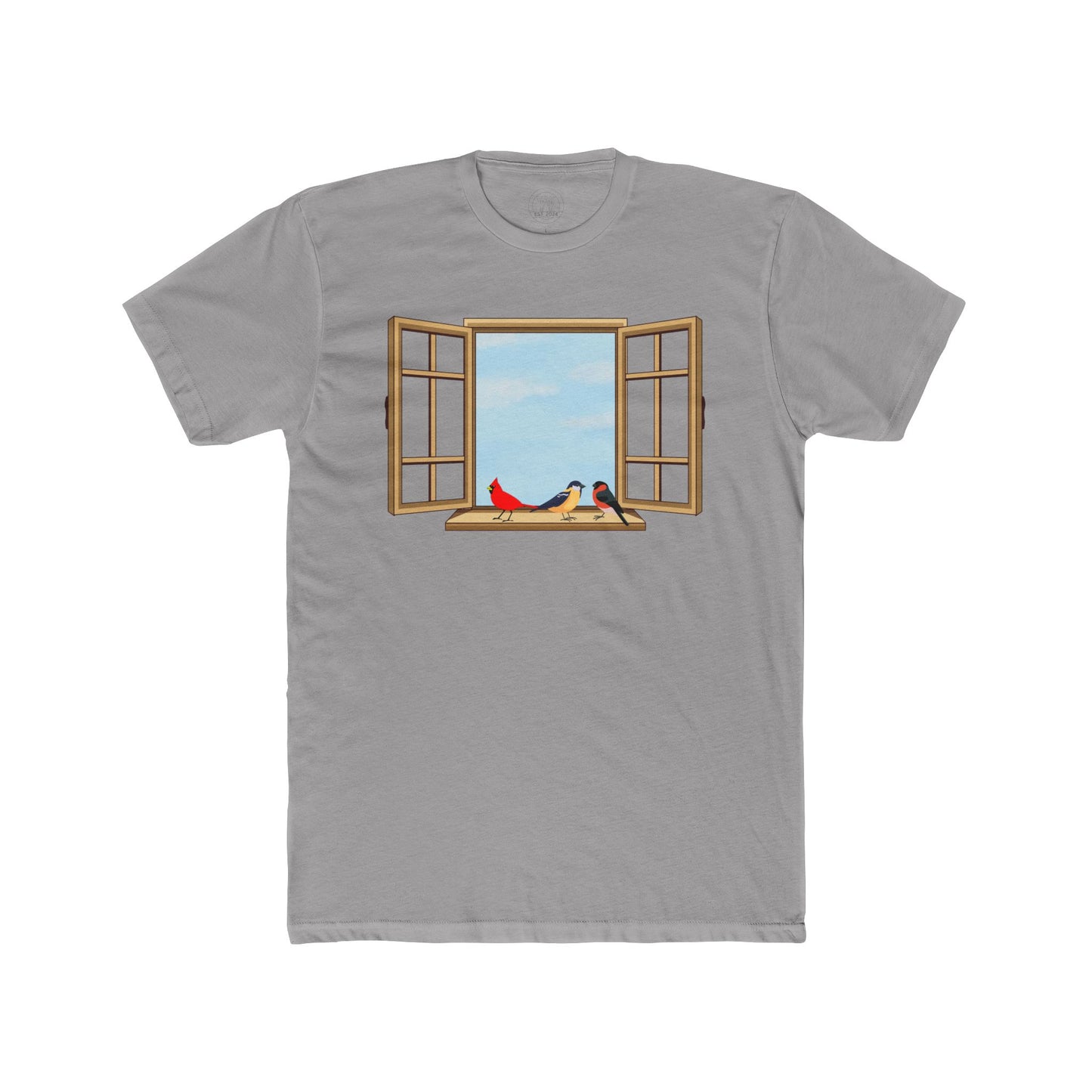 Three Little Birds Graphic Unisex T-Shirt Fine Design Graphics LLC