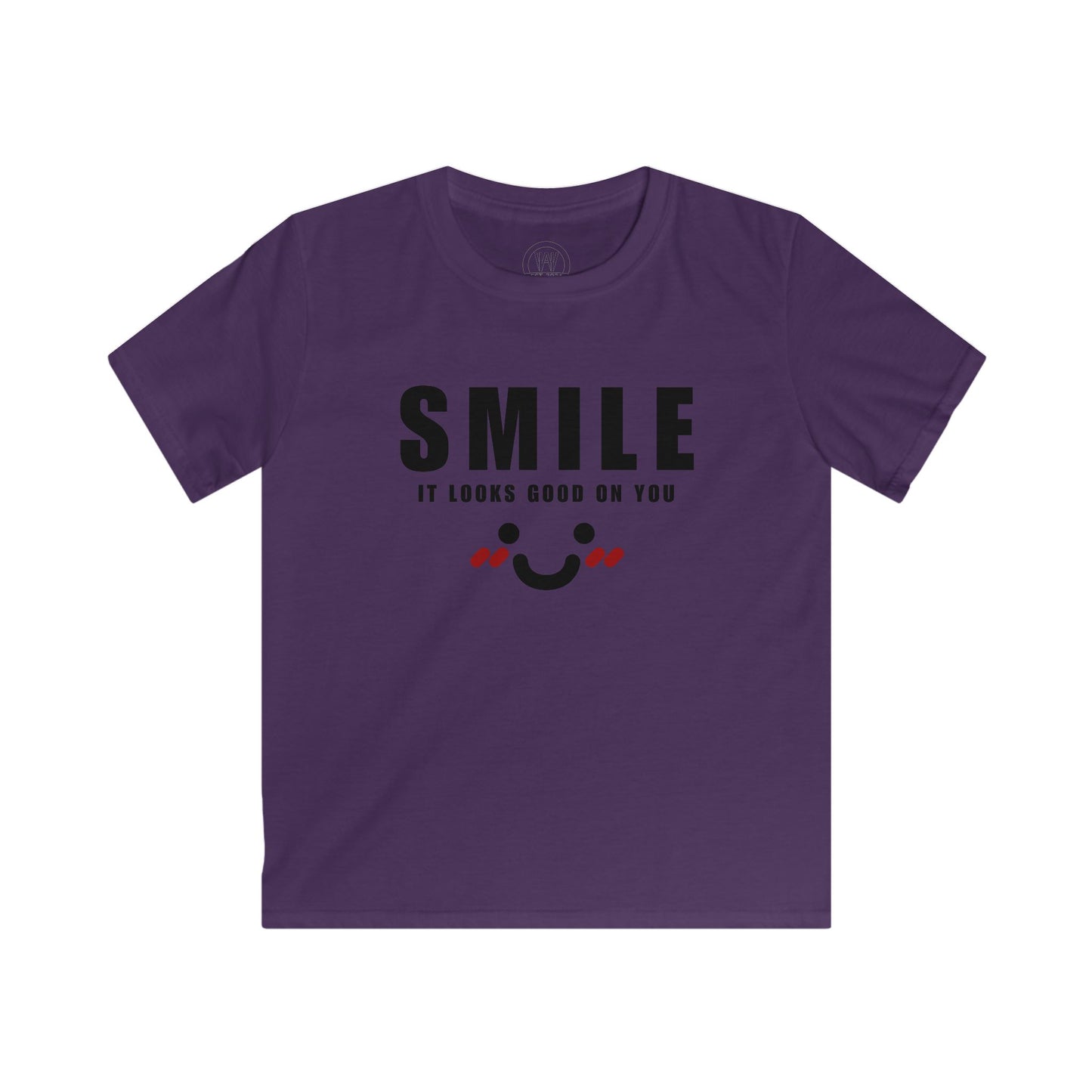 Kids Smile Graphic T-Shirt, Happy Shirt Fine Design Graphics LLC