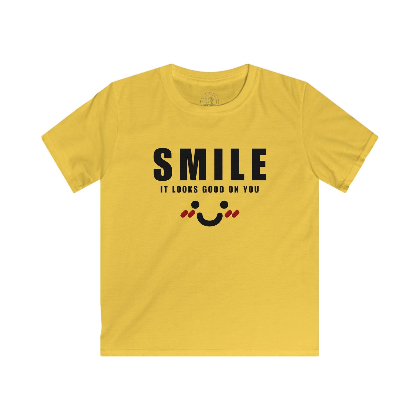 Kids Smile Graphic T-Shirt, Happy Shirt Fine Design Graphics LLC