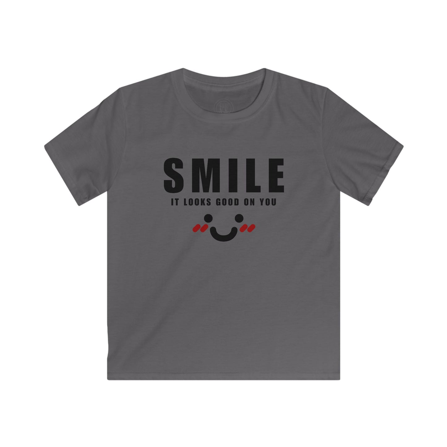 Kids Smile Graphic T-Shirt, Happy Shirt Fine Design Graphics LLC