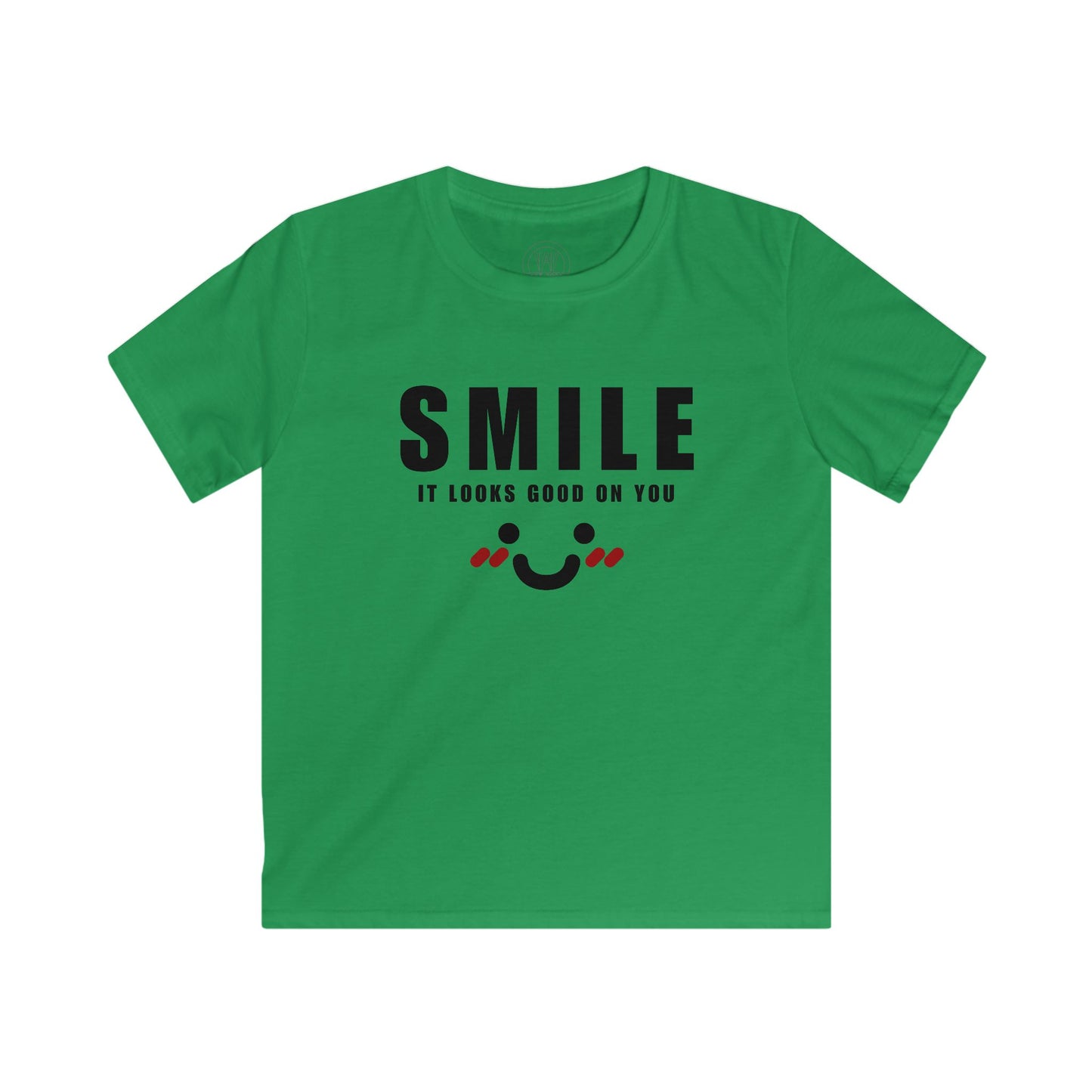 Kids Smile Graphic T-Shirt, Happy Shirt Fine Design Graphics LLC