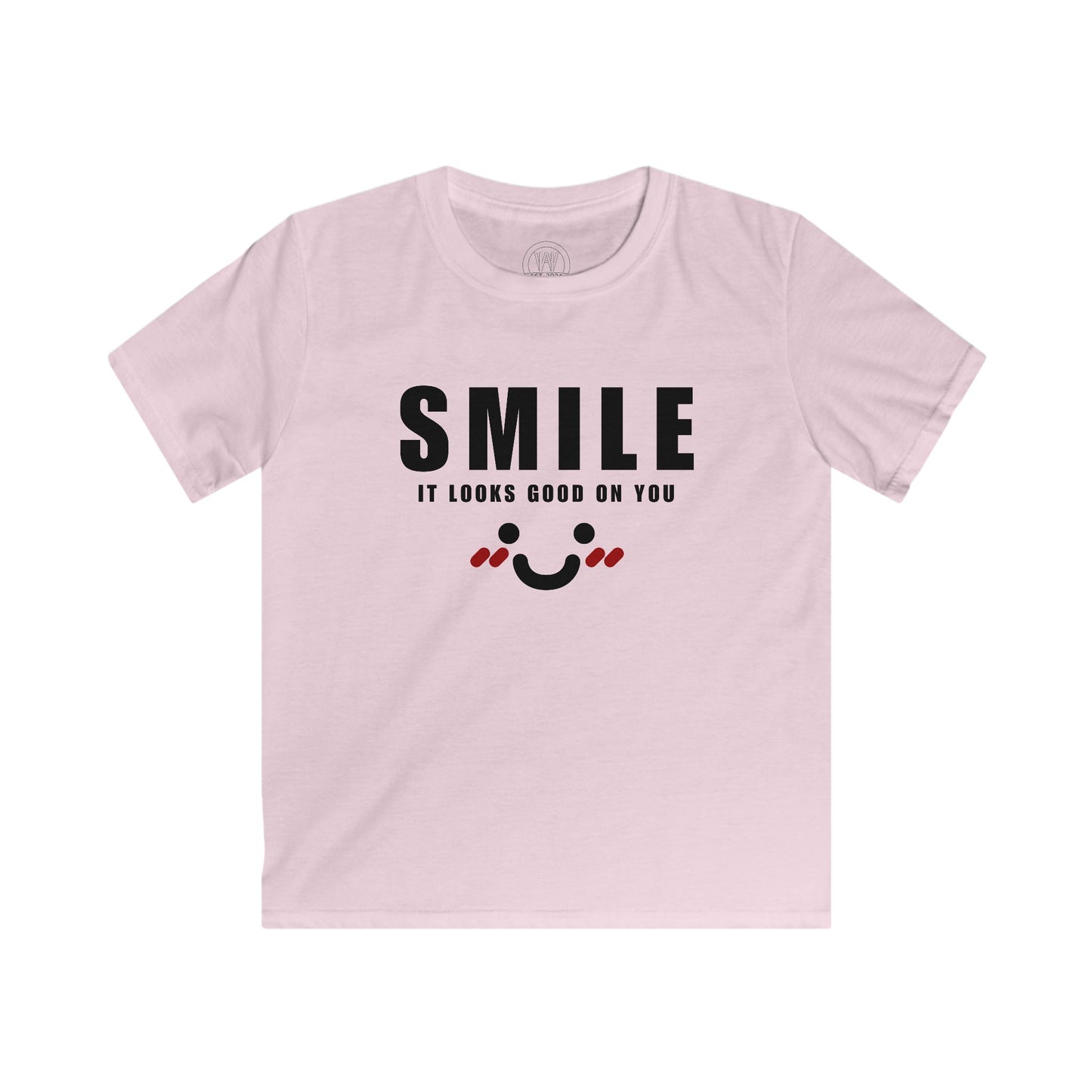 Kids Smile Graphic T-Shirt, Happy Shirt Fine Design Graphics LLC