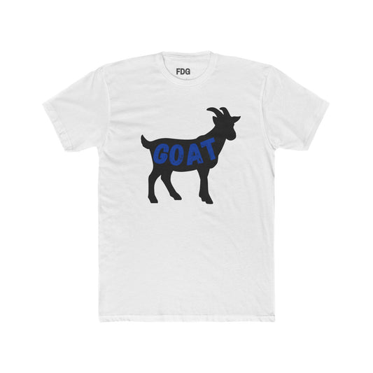 GOAT T-Shirt, Premium Fit Unisex Cotton Crew Tee Fine Design Graphics LLC