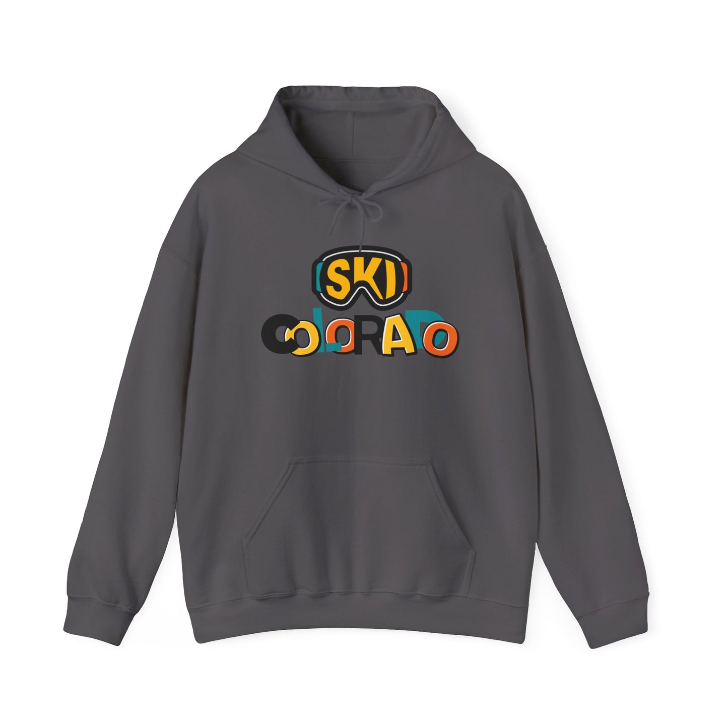 Colorado Ski Hoodie - Heavy Blend Fine Design Graphics LLC