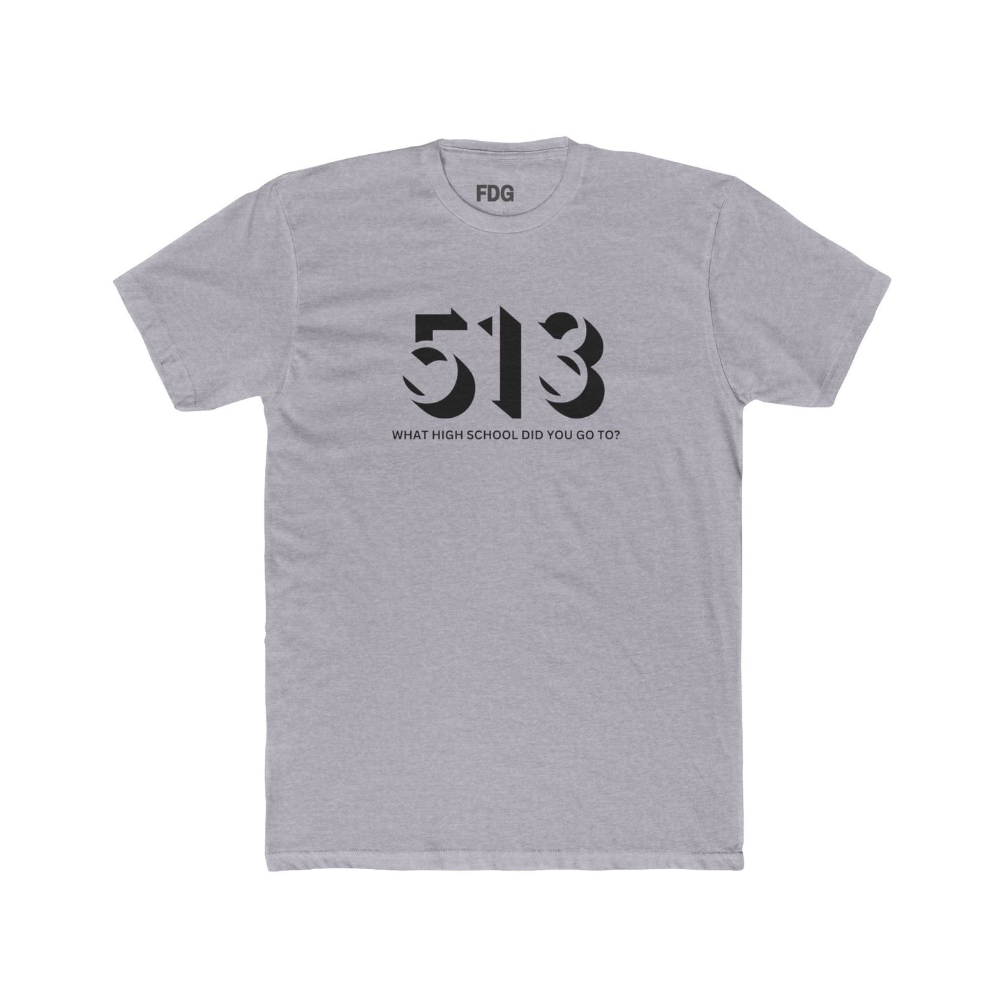 513 Cincinnati Graphic T-Shirt Fine Design Graphics LLC