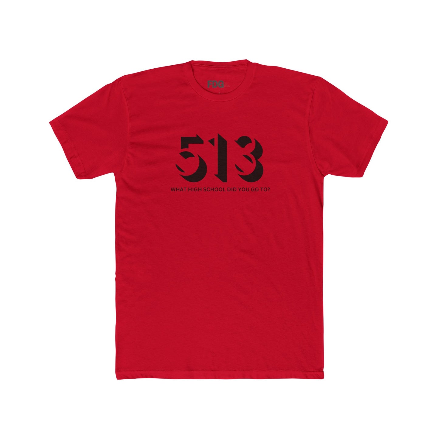 513 Cincinnati Graphic T-Shirt Fine Design Graphics LLC