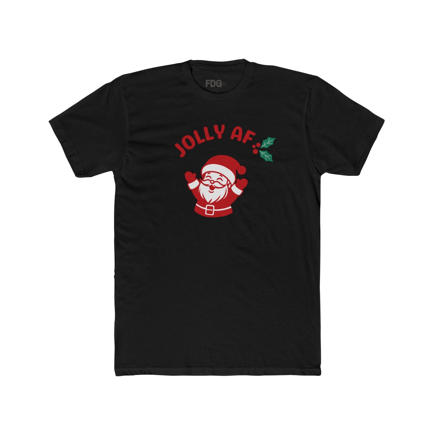 Santa Holiday T-Shirt Fine Design Graphics LLC