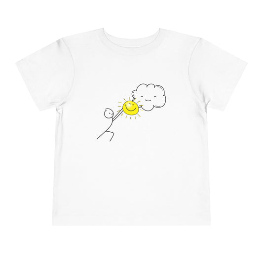 Happy Sun Toddler T-Shirt Fine Design Graphics LLC