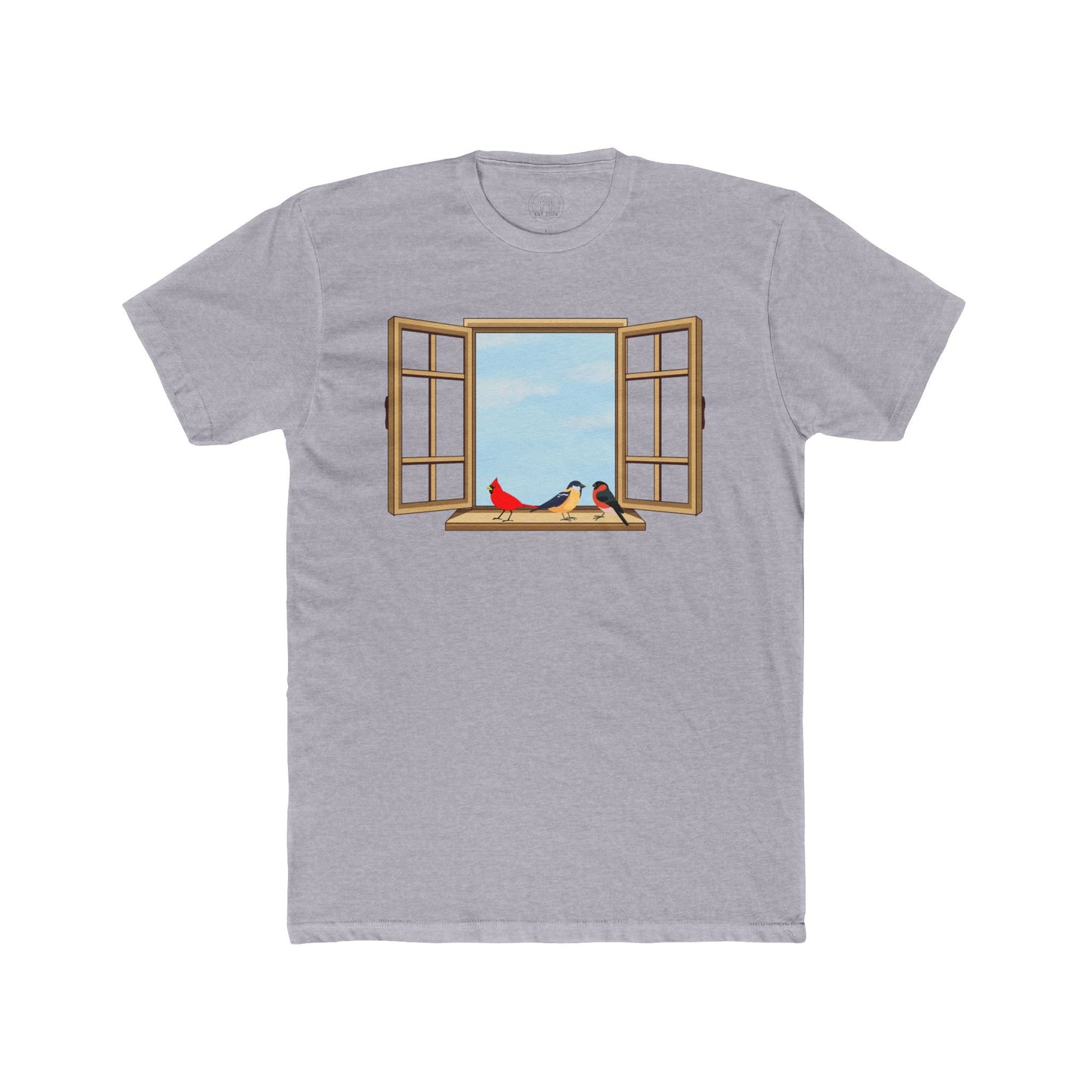 Three Little Birds Graphic Unisex T-Shirt Fine Design Graphics LLC