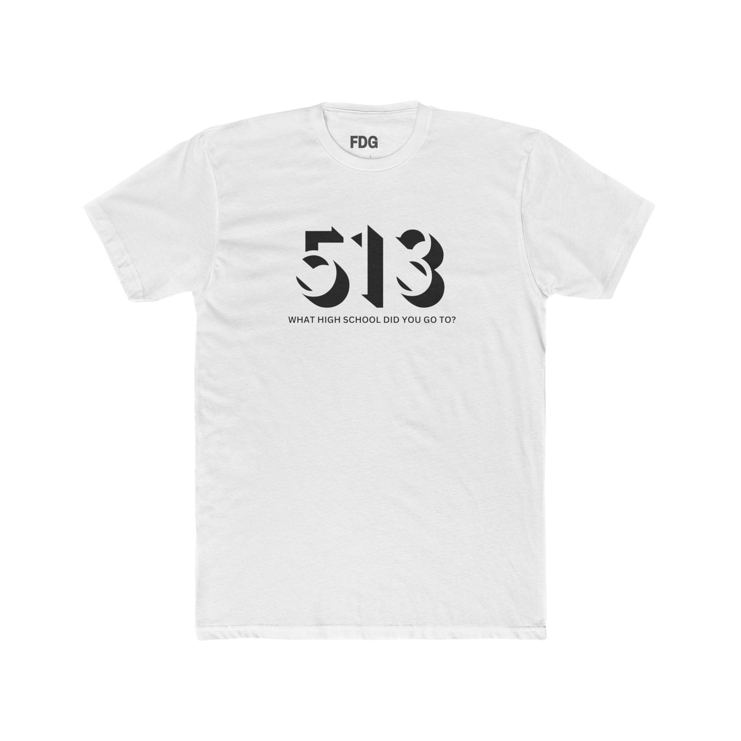 513 Cincinnati Graphic T-Shirt Fine Design Graphics LLC