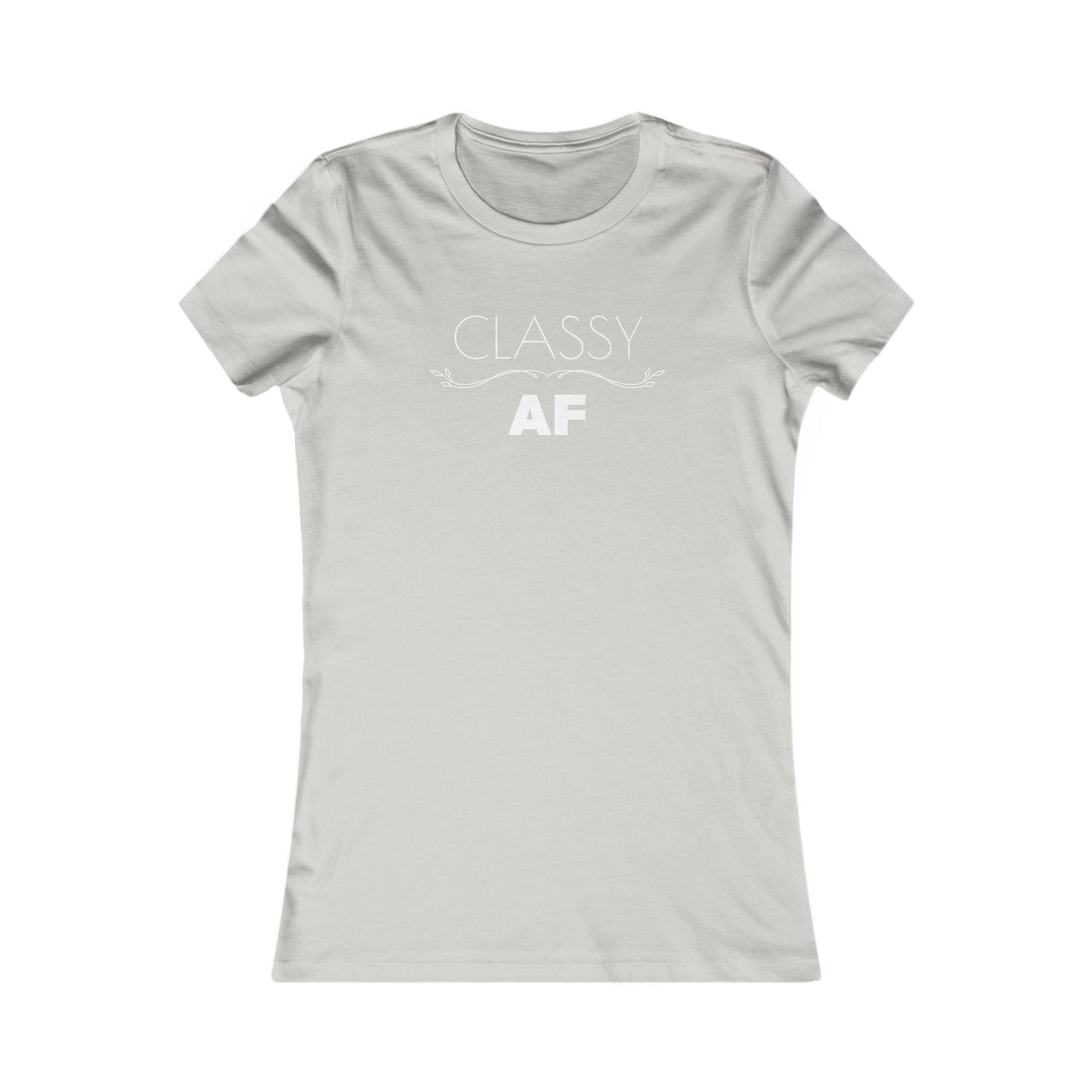 Women's Classic T-Shirt, Classy AF Fine Design Graphics LLC