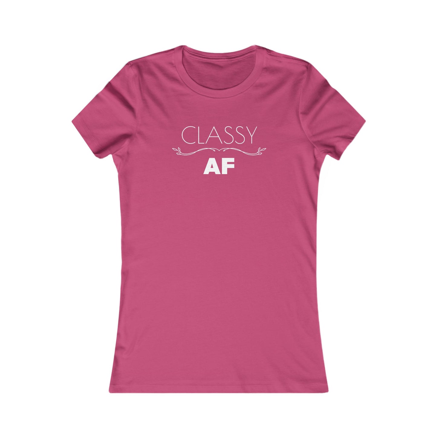 Women's Classic T-Shirt, Classy AF Fine Design Graphics LLC