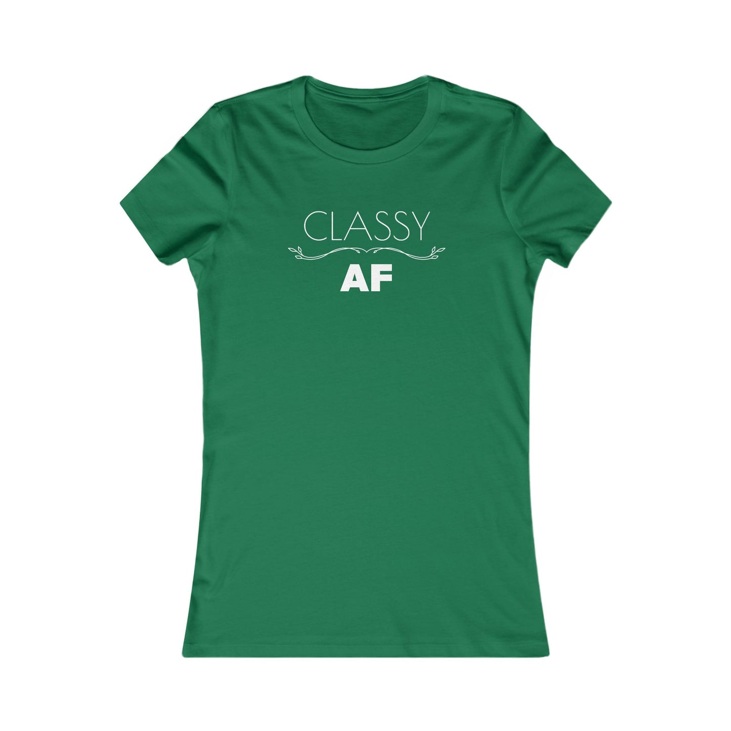 Women's Classic T-Shirt, Classy AF Fine Design Graphics LLC